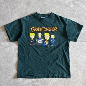 2000s Vintage Goldfinger Green Band T Shirt Size M